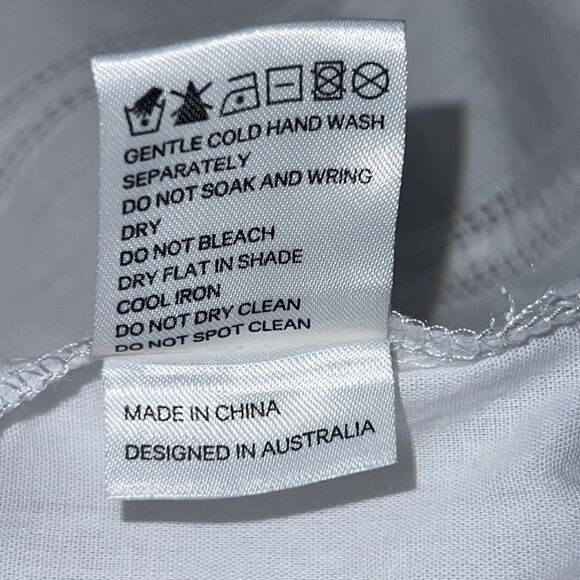 Zimmerman White Cotton Long Sleeve Belted Maxi Zim Sz 0/ Small/ US 4 - Picture 10 of 13